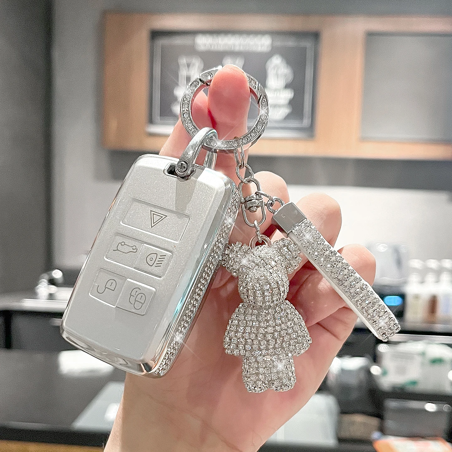 

Новый чехол из ТПУ для автомобильного дистанционного ключа для Land Rover Velar Evoque Range Rover Sport Freelander Discovery Jaguar XJL XE XF XJ