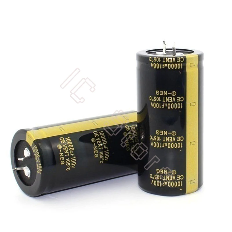 5PCS 100V 10000uf Capacitor High Frequency Low ESR 35x70mm 100V10000uf Aluminum Electrolytic Capacitor 35*70