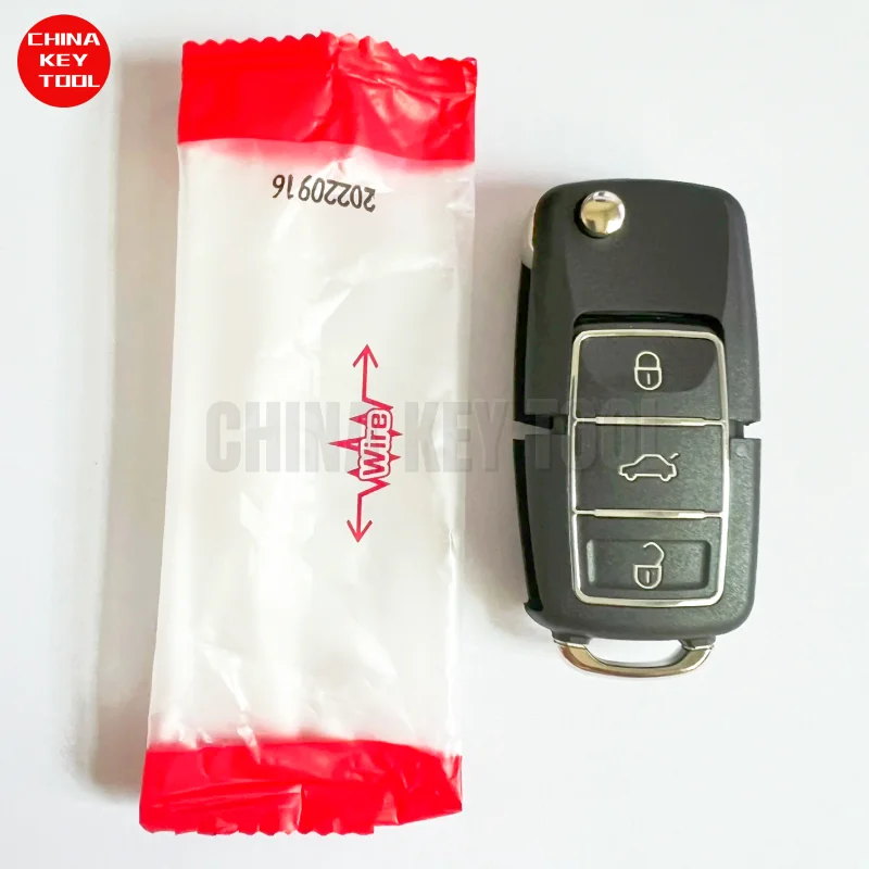 1PCS Xhorse VVDI Key Tool VVDI2 Wire Remote Key 3 Button XKB506EN