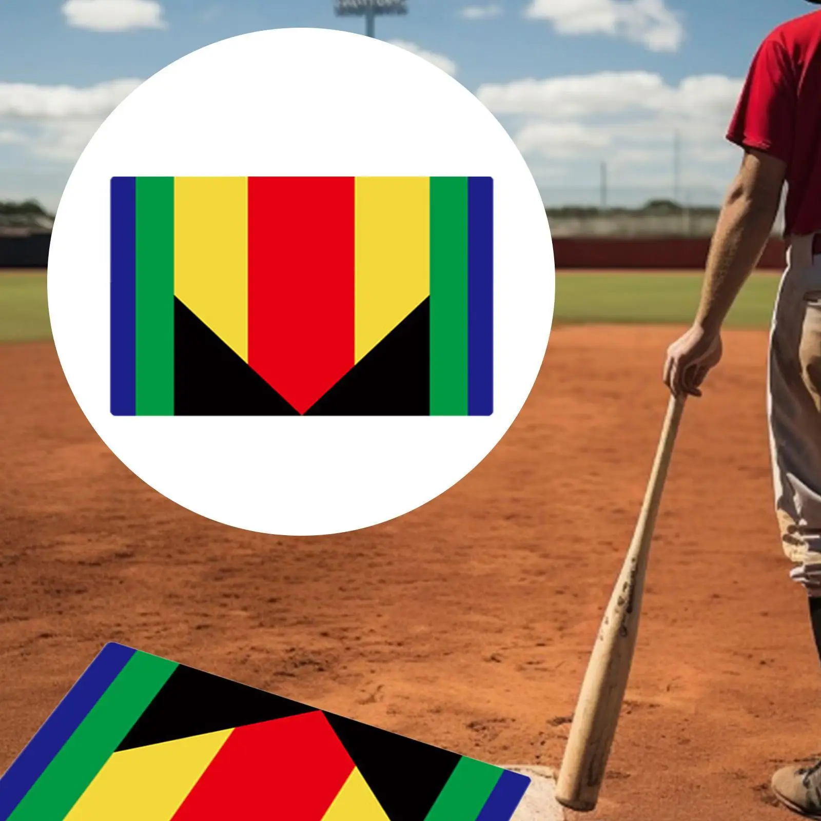 Softball Training Mat Baseball Practice Pad Multifunction Non Slip Equipment Exercise Cushion Training Pad for Indoor Outdoor
