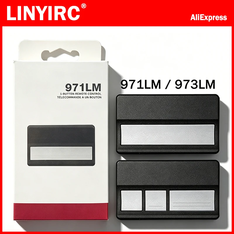 971LM 973LM ​950CB 953CB Garage Door Remote Control 390MHz For Red / Orange Learn Button Motor Garage Door Opener With Clip