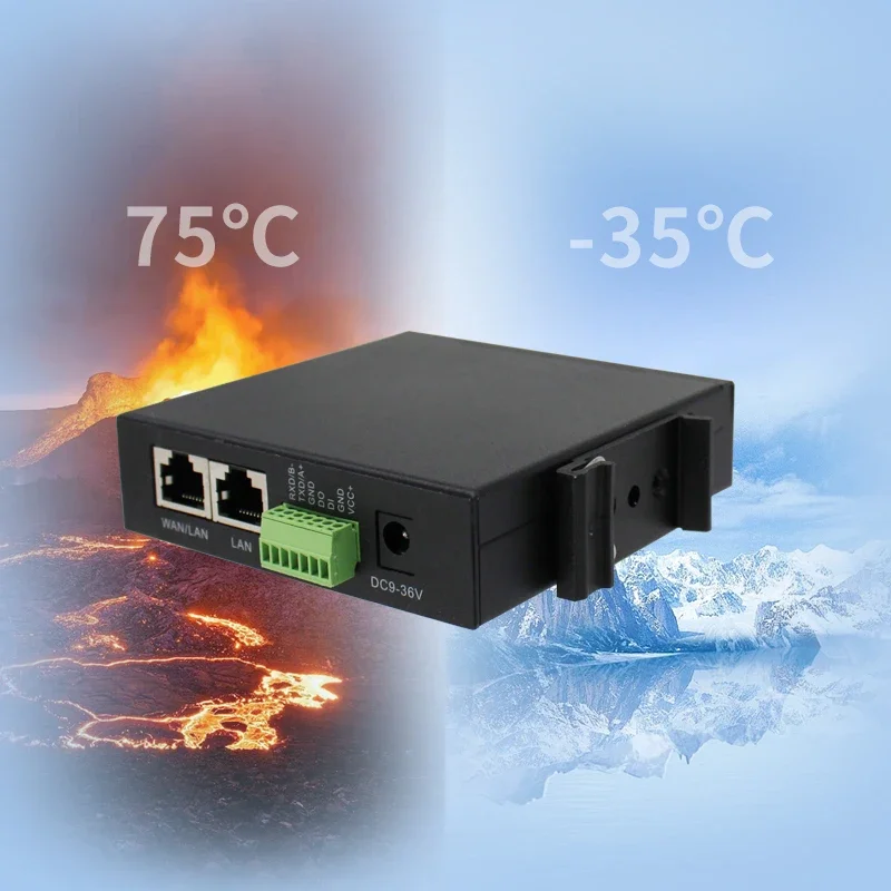 وحدة اتصالات Modbus لخادم الجهاز التسلسلي المثبتة لعام 2025 Rs485 إلى TCP IP UDP HTTP IOT Gateway 4G جهاز توجيه صناعي #3