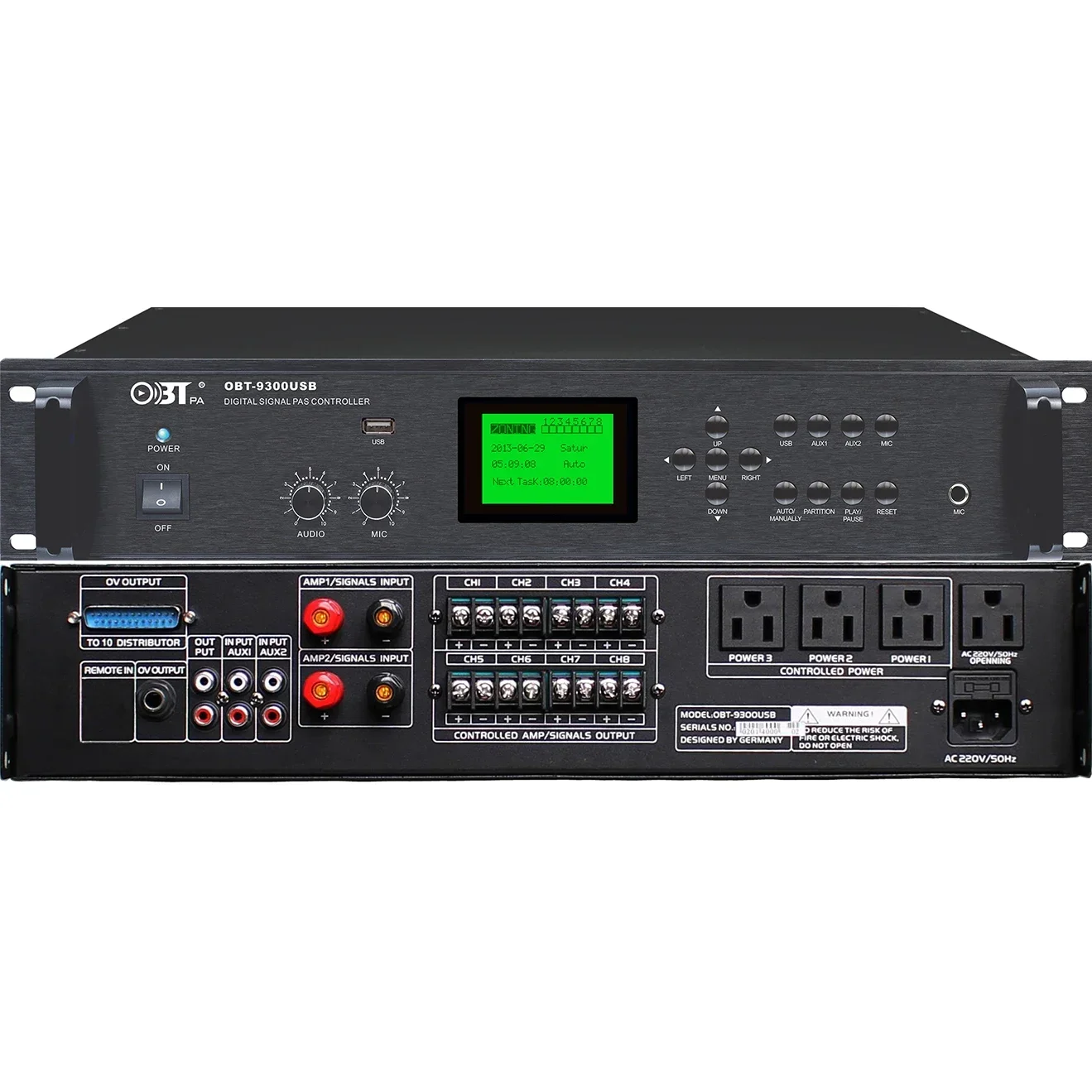 Obt-9300USB Hot Factory Price Mini Wireless Portable Multi Fanctiona Digital Broadcasting Audio Source Controller