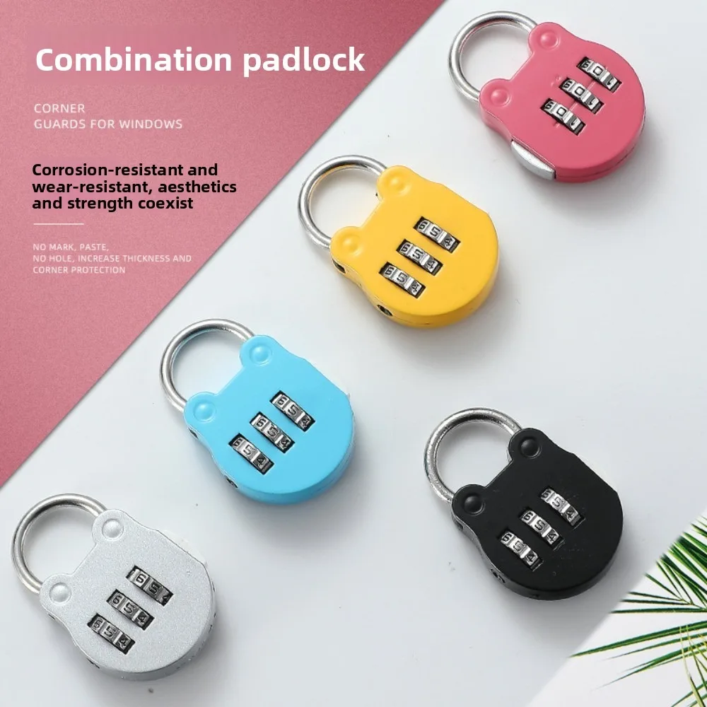 

Mini Combination Password Lock, Portable Anti-theft Security Lock Luggage, Laptop Stationery Box Privacy Protection