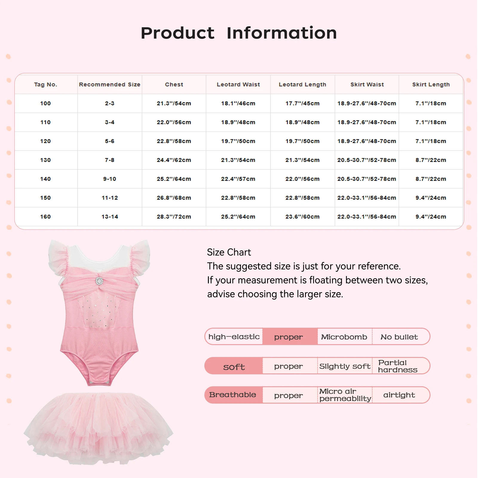 Kinder Mädchen Ballett Tanz Trikot Kleid gekräuselte Ärmel Patchwork Performance Dance wear Ausschnitt zurück Bodysuit mit Mesh Tüll Rock