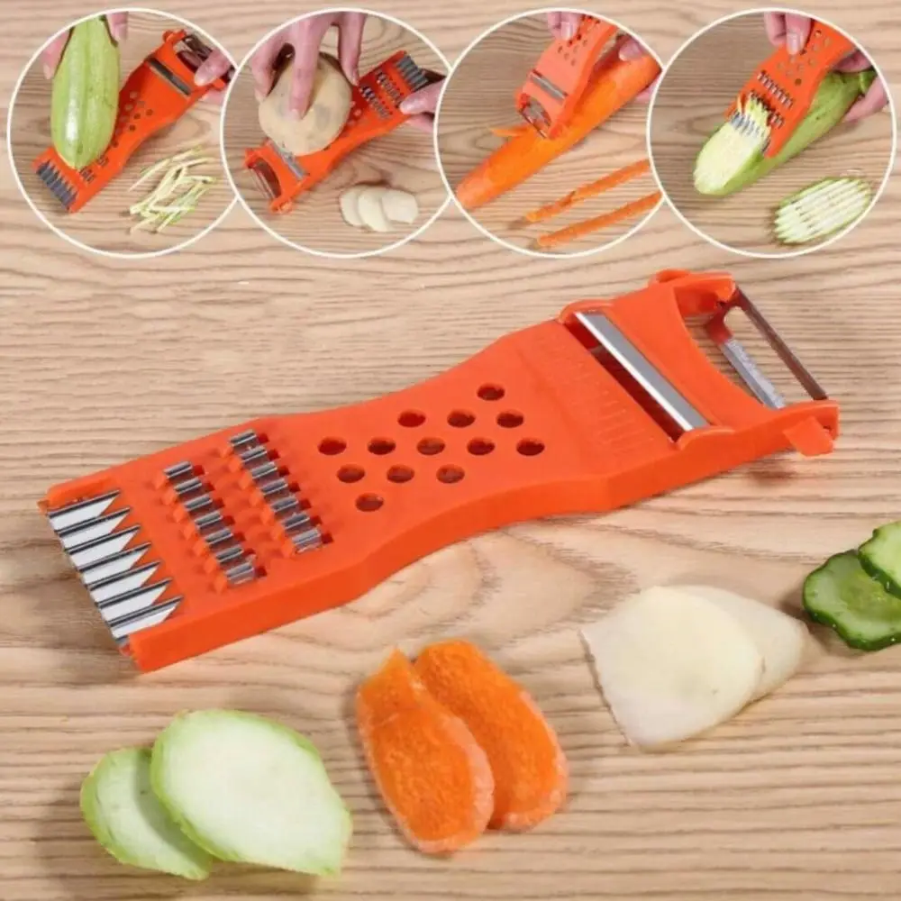 

Multifunctional Vegetable Peeler Plastic Fruit Grater Stainless Steel Fruit Cutter Cooking Gadgets New Kitchen Utensils