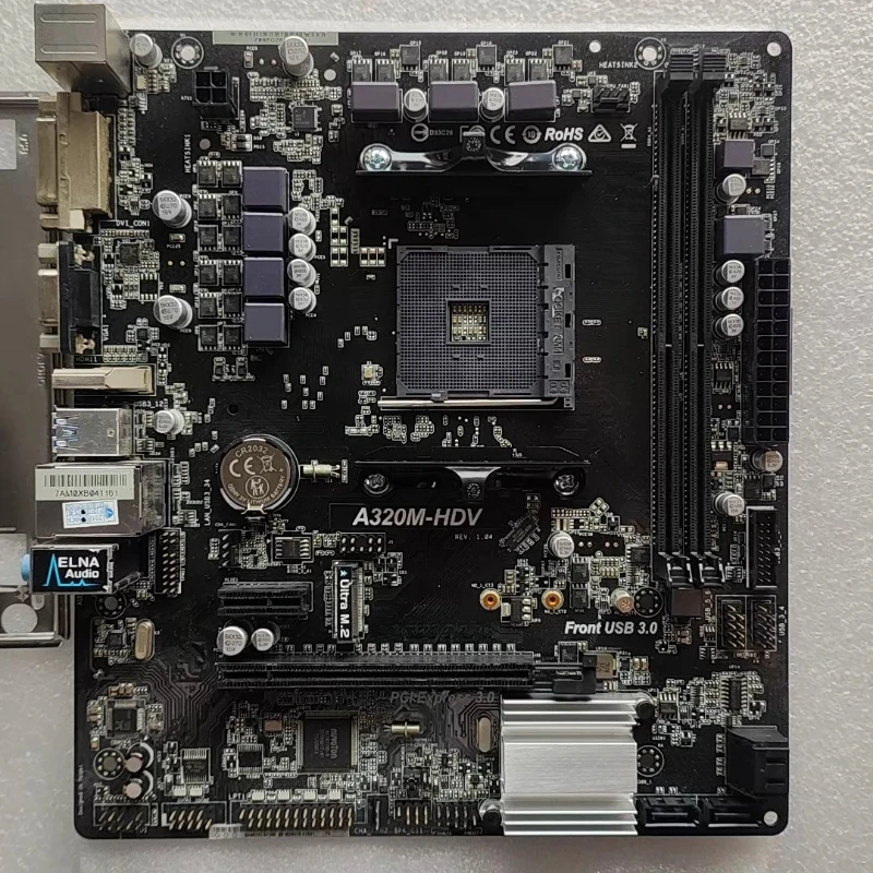 A320M-HDV Micro ATX Motherboard AM4 Socket With M.2 HDMI Port Support AMD Series Processor DDR4 RAM Desktop Mainboard for ASRock