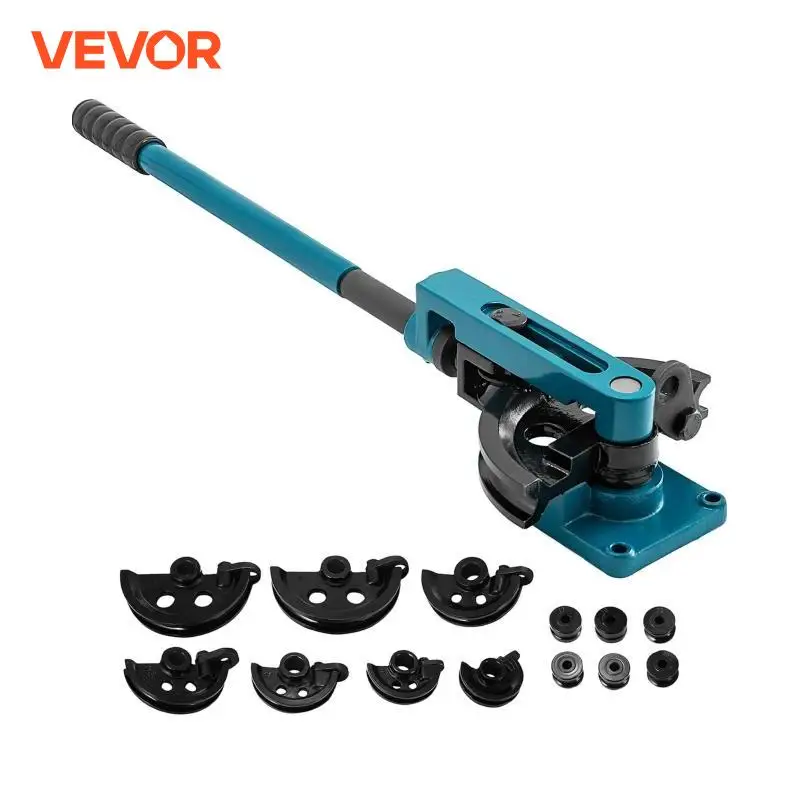 VEVOR Manual Pipe Bender Dia 10-25mm Multifunction Steel Copper Tube Bending Machine Lever Type Heavy Duty Tubing Bending Tools