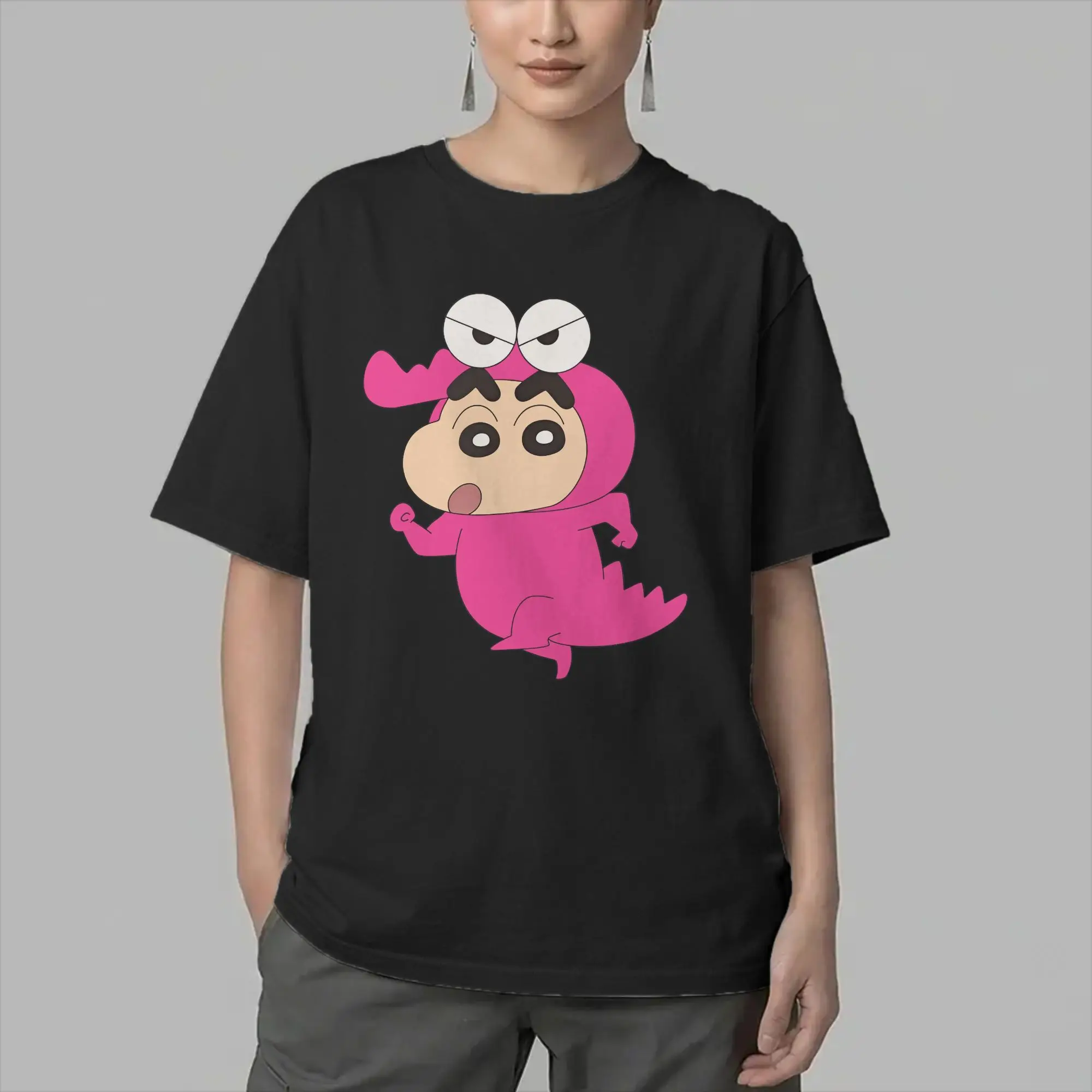 Waniyama  Crayons Shin-chans T-Shirts for Men  Awesome Pure Cotton Tee Shirt Crew Neck Short Sleeve T Shirt 4XL 5XL 6XL Tops