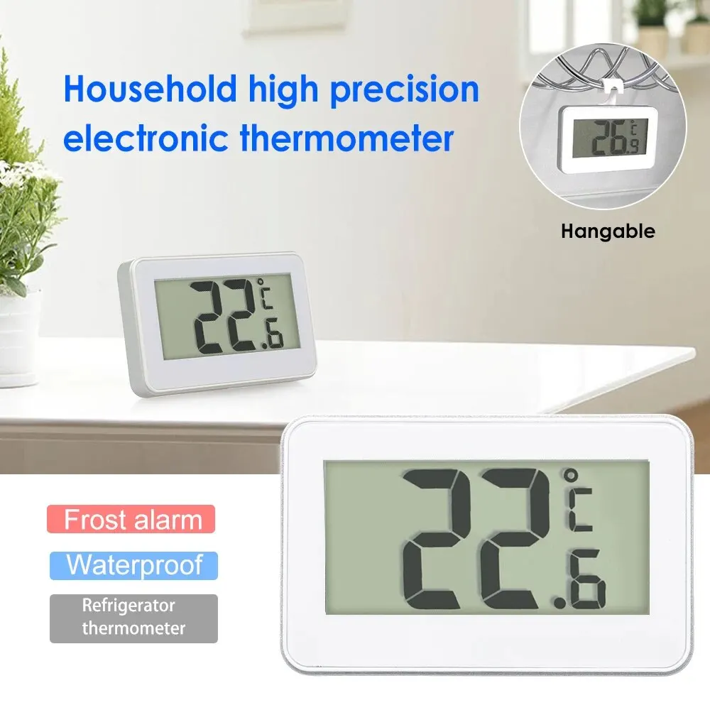 Termometer Digital Household Thermomether High Precision Waterproof Electronic Thermometer Fridge Thermometer Frost Alert