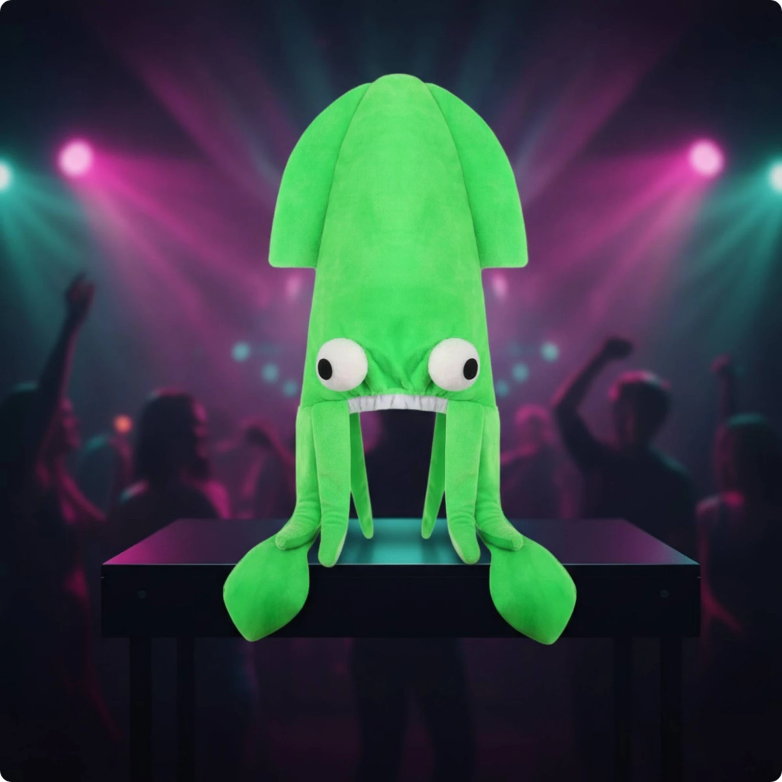 Squid Costume Hat Funny Squid Hat Costume Headpiece Eye-Catching Headwear Comfortable for Cosplayers, Halloween, Cosplay view 6