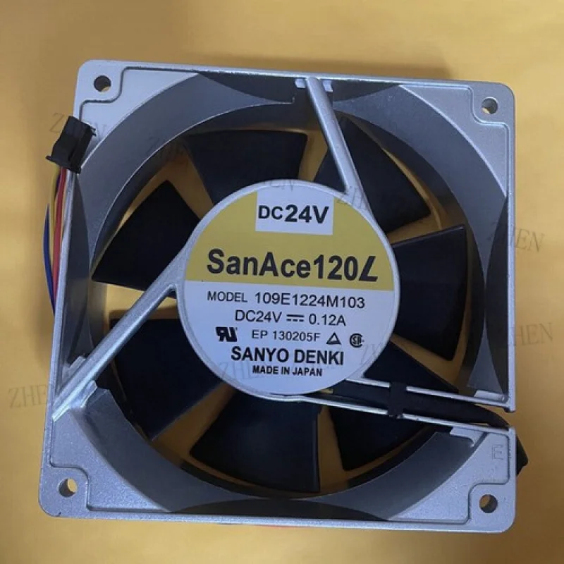 

Y 1PCS 109E1224M103 24V 0.12A New For SANYO SANACE120L aluminum frame fan