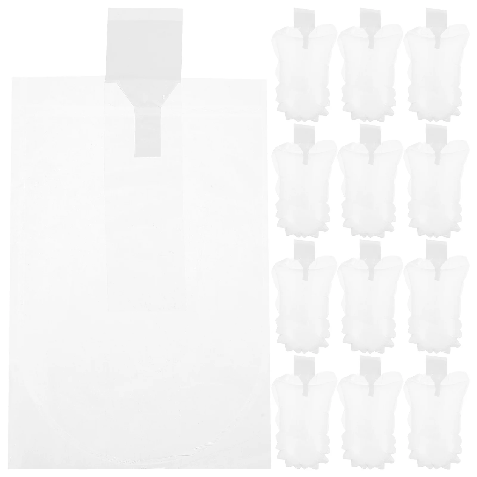 

100pcs Inflatable Shoe Shapers Filling Adjustable Support Shape Protection Pouch Packing Filler Shipping Moving