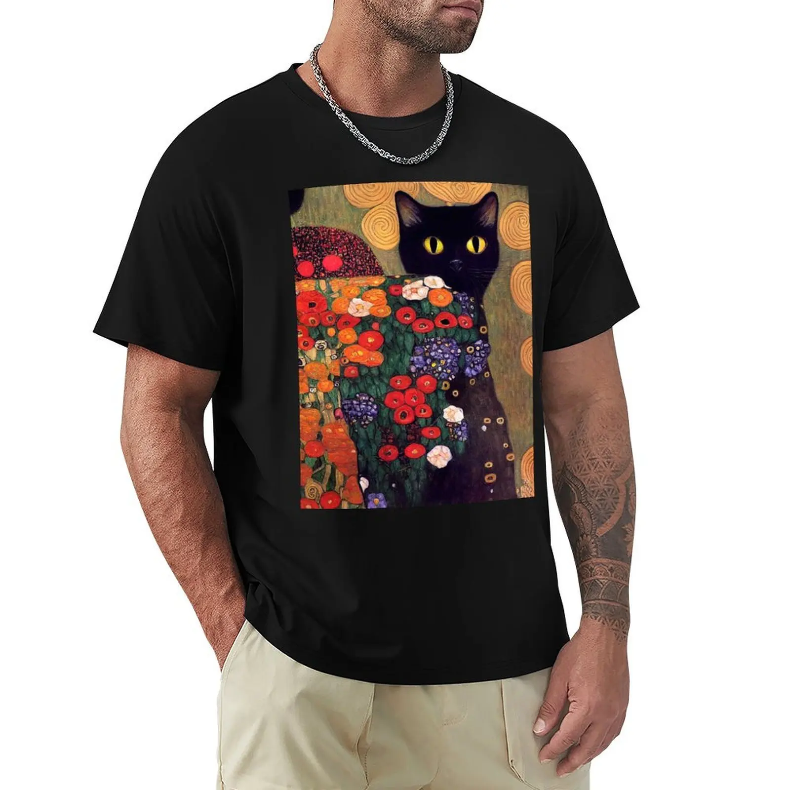 

Klimt's Garden T-Shirt Fashion Letter Print T-Shirt