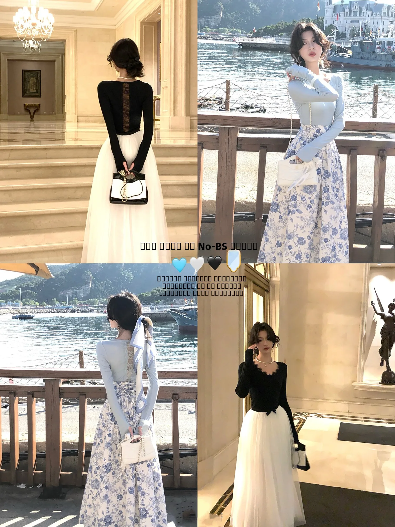 

Eees Beautiful Sister's Lace Hollow Long Sve Knitted Base irt Multi-Color Soft Medium Thin Commute Sle Women's Top