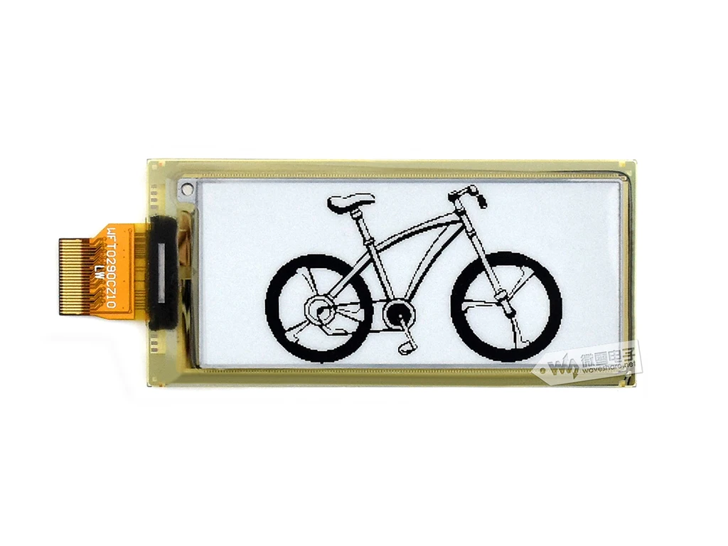 2.9inch e-Paper HAT (D),296×128,flexible E-Ink display HAT for Raspberry Pi,Bendable,Without Electricity