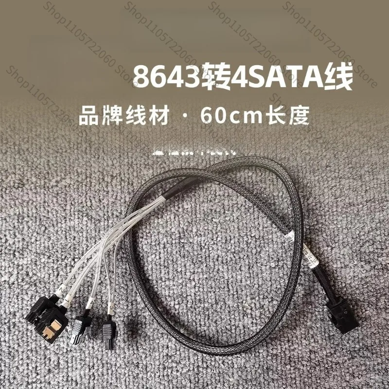 For 8 Port SATA Adapter Card, PCIe Expansion Card with 8643 Port & 3118 Controller, Hard Drive Storage Expansion Parts