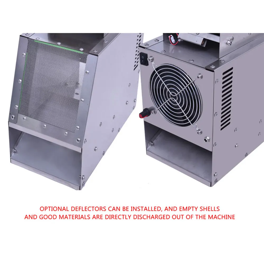 Macchina per la vagliatura del grano alimentazione per uccelli cibo elettrico setaccio per cereali setaccio lanciatore Shell separatore macchina per la schermatura vento elettrico Shell er