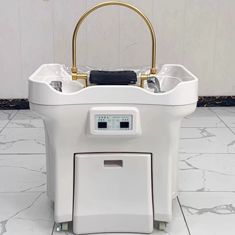 

Портативные кресла для мытья головы для гостиниц и отелей, современная мебель для салонов красоты, модель Cama De Champu LS40XTP