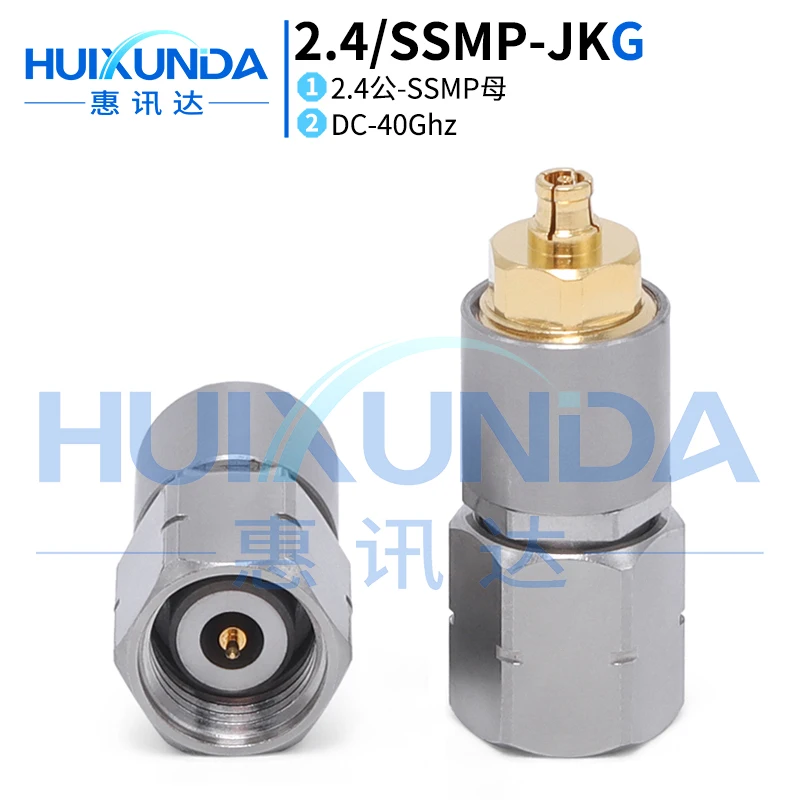 

2.4MM/SSMP-JKG millimeter wave 40G test grade adapter 2.4 male SSMP/GPPO female connector