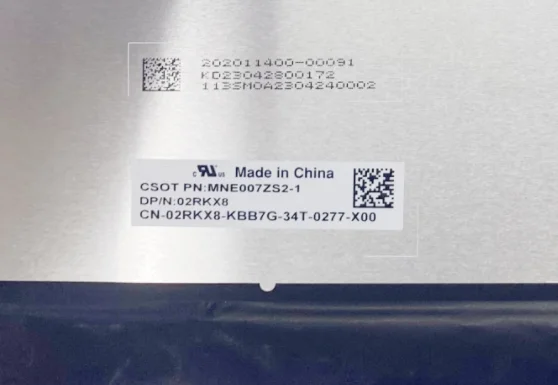 

MNE007ZS2-1 MNE007ZS2 1 14.0'' Laptop LCD Screen Display Panel EDP 40 Pins