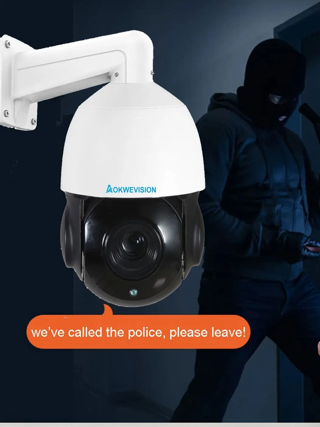 4K 8MP  outdoor Onvif-compatible H.264 H.265 POE IP PTZ camera speed dome 30x zoom ptz ip camera 80m IR nightvision