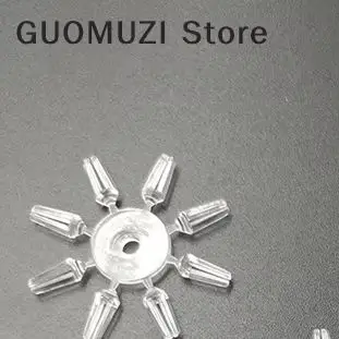 ชุดอุปกรณ์ป้องกันหัวลูกดอก 40 ชิ้น/ชุด สีขาวและดำ ทำจากโลหะผสม สำหรับป้องกันการเสียหายของหัวลูกดอก