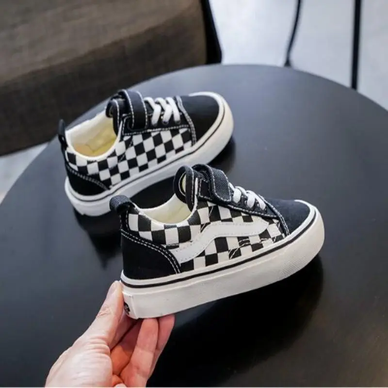 Spring Autumn Children Canvas Shoes For Boys Girls Breathable Shoes Toddlers Kids Sneakers Infant Soft Sole Flats Shoes 20-31