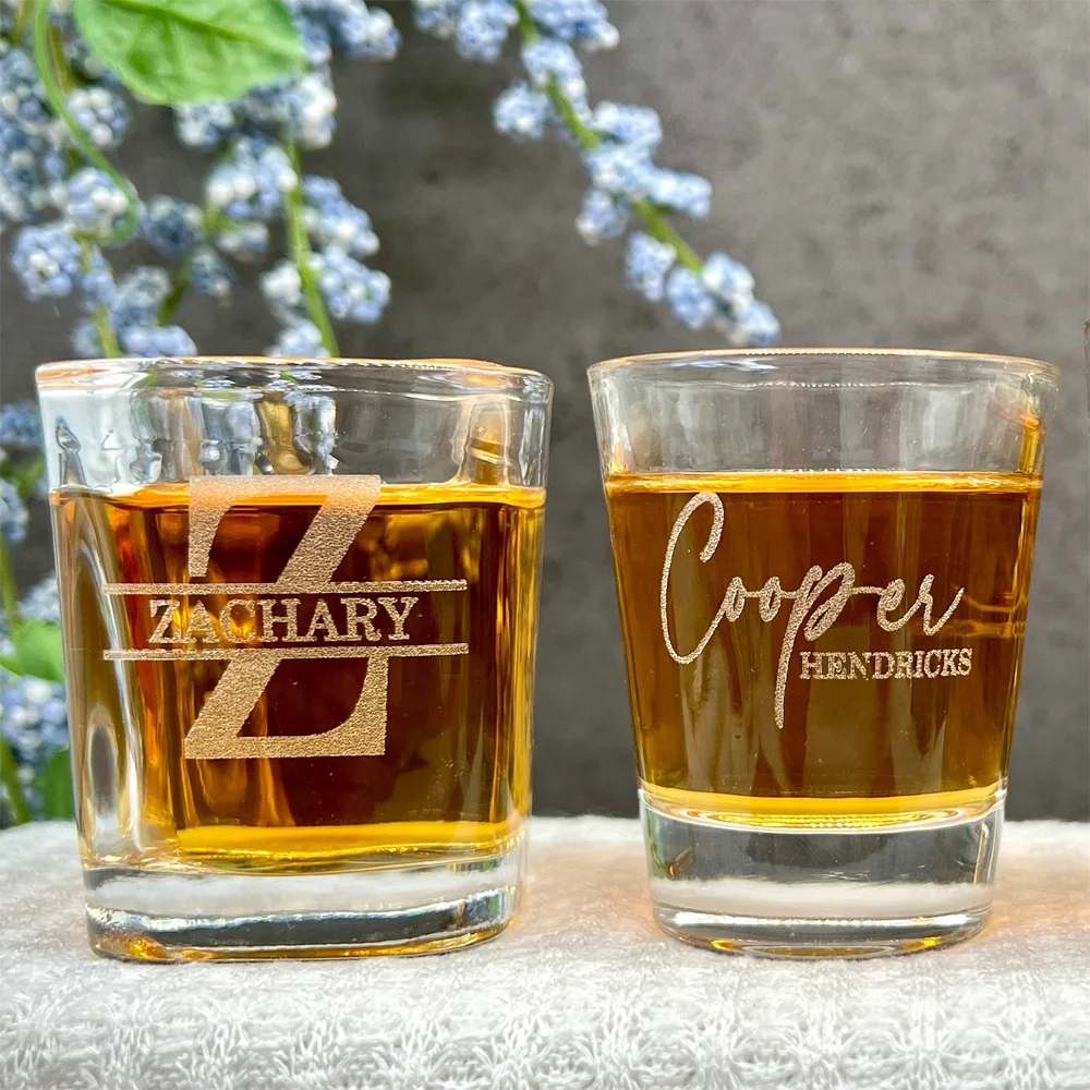 

Personalized Wedding Shot Glass Favors, Engraved Shot Glass, Shot Glass Gift for Party, Family and Friends Party Graduation