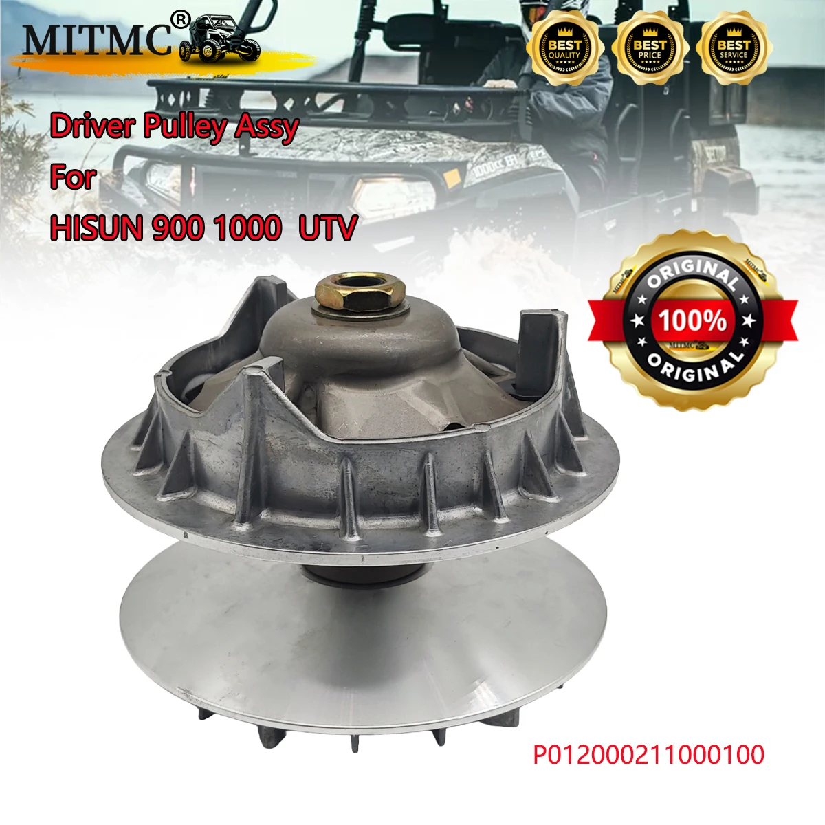 Driver Pulley Assy For HISUN 900 1000 STRIKE RK RKX Performance Rural King TACTIC Massimo Militia UTV P012000211000100
