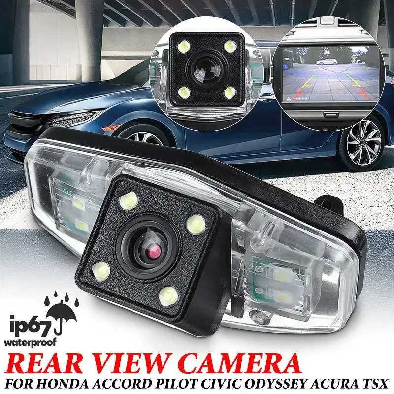 

CCD Car Reverse Back up Rear View Camera For Honda Accord Pilot Civic EK FD Odyssey Acura TSX