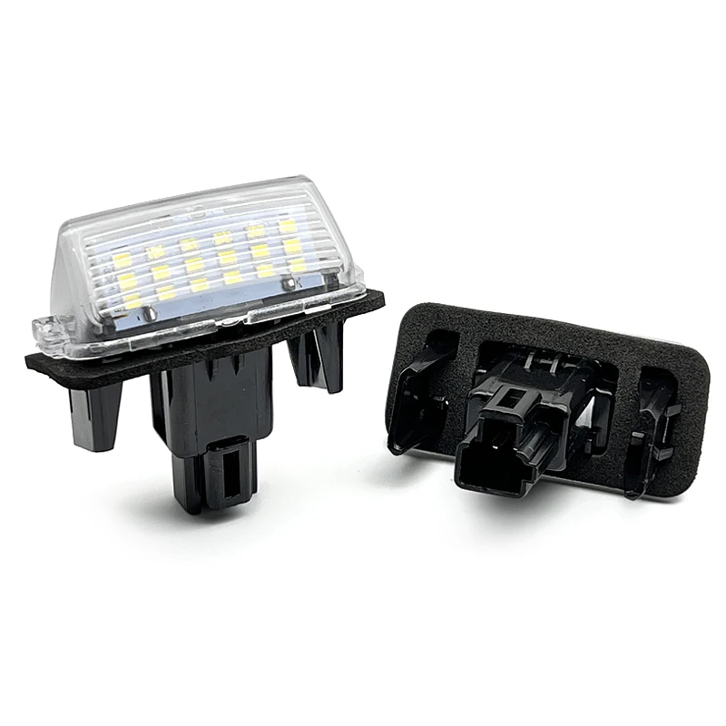 2Pcs White LED Number License Plate Light For Toyota Avalon Camry Highlander Prius C Yaris