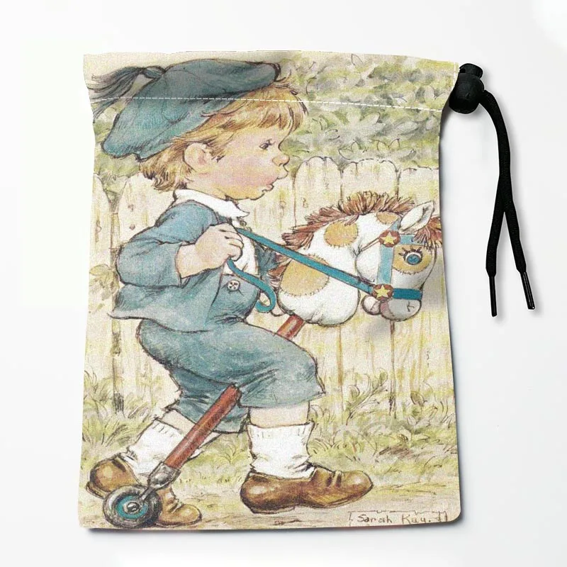 Sarah Kay Drawstring Bags Fate Divination Board Games Mini Drawstring Bag Pouch Witchcraft Supplies Storage Bag