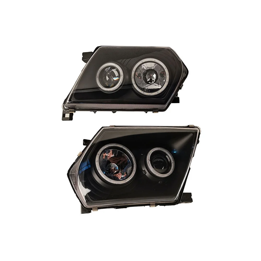 Car Headlights With Led Aperture Lens For PATROL SAFARI Y61 Daytime Running Lights 2001-2003 Black Background