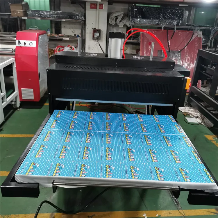 Hydraulic 100x120cm 110x160cm sublimation hot transfer printing two tables heat press machine