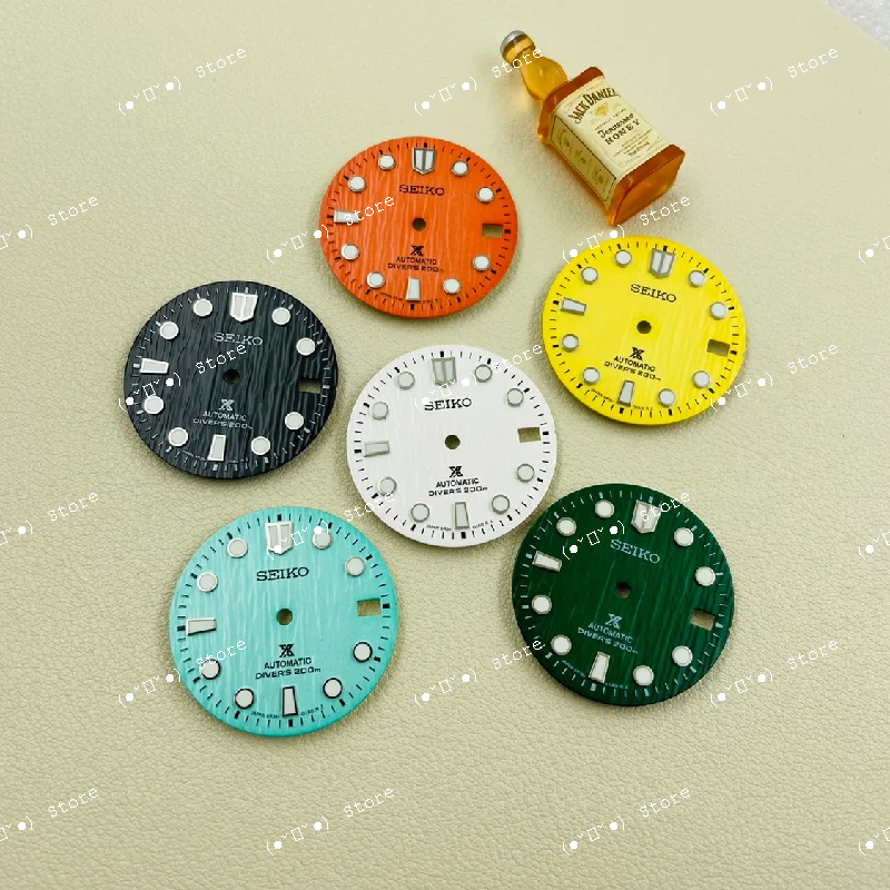

Suitable for the new NH35 dial 28.5mm NH36 mechanical watch modified with green night light literal diving watch accessories