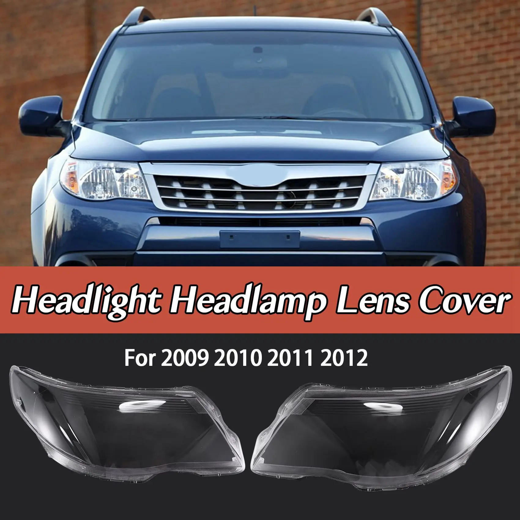 

Абажур для фар, корпус авто, для Subaru Forester 2009 2010 2011 2012, левый