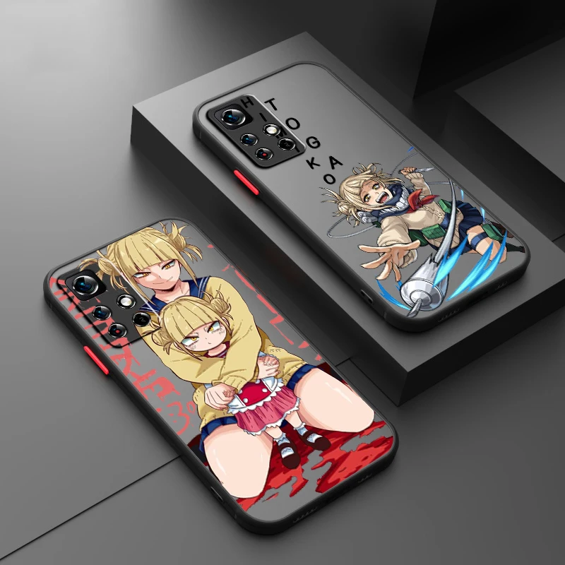 H-Himiko T-Toga Cartoon Cool Frosted Translucent For Redmi 8 8A 9A 9C 9AT 9 9T 10X 10A 10C 10 11A 12C 12 13C 5G Funda