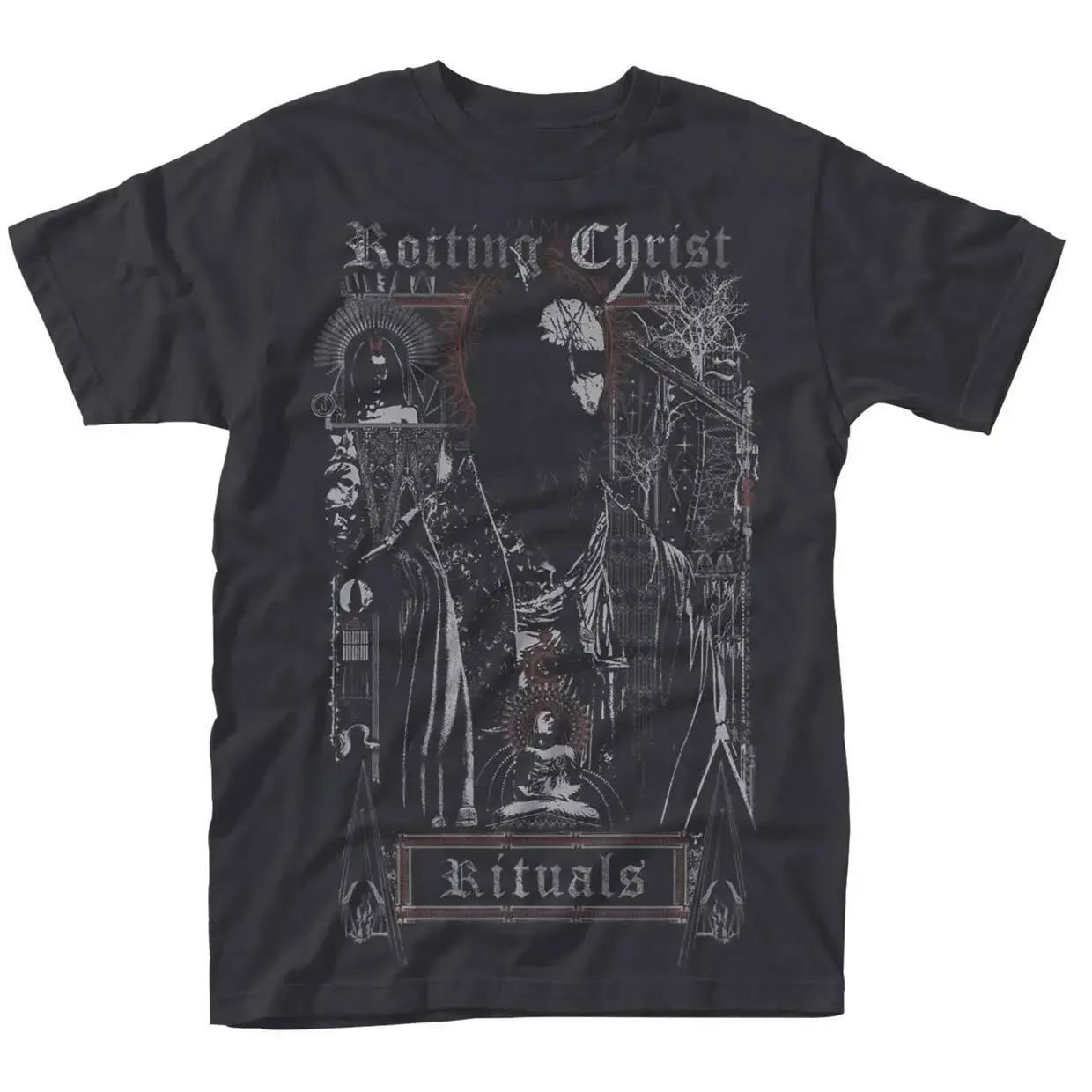 Männer verrotten Christus Ritual T-Shirt mittelschwarz