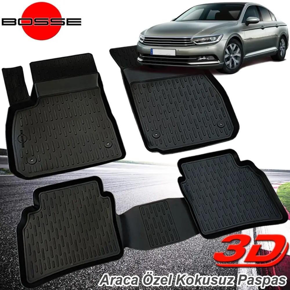 For VW Passat B8 Mat 3D Pool 2015 2020 BOSSE