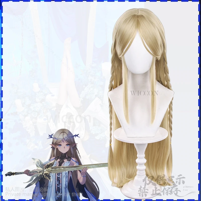 Cartethyia Costume Cosplay Colore Acqua Gioco Anime Sexy Onde Wuthering Abito Fata Lolita Earwear Parrucche Lunghe Copricapi Personalizzato