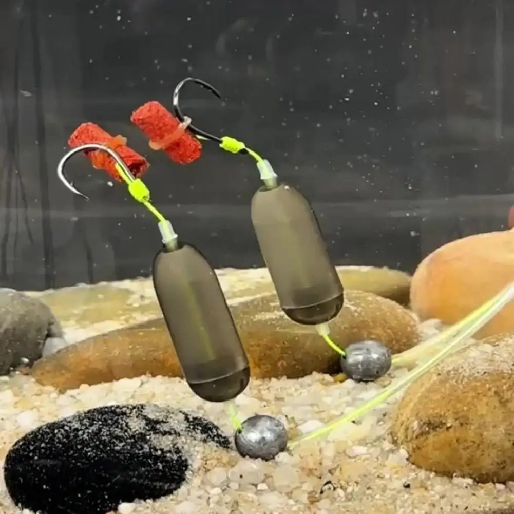 مكافحة أسفل 3 خطاف خط الصيد مجموعة المهنية المضادة للتشابك تصميم تعليق بارب هوك الأسماك أداة الملحقات #2