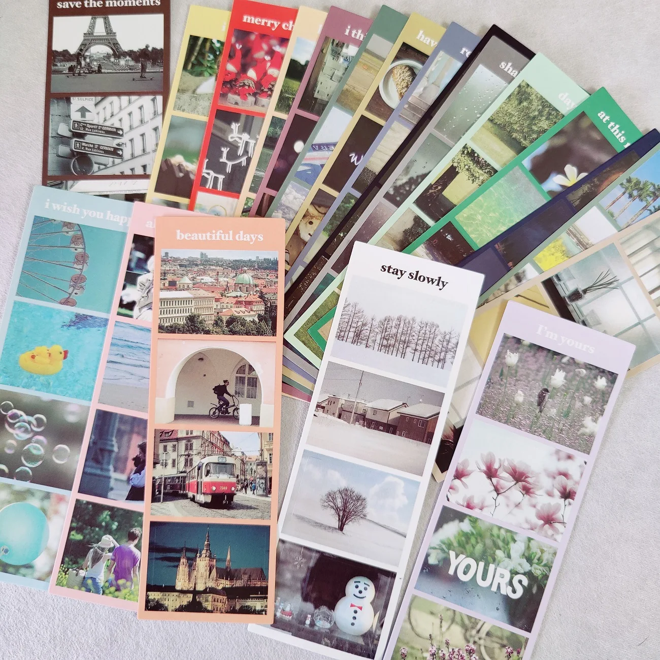 Ins Style Materials Mini Polaroid Photo Stickers DIY Scrapbook Abum Journal Junk Happiness Plans Decorations