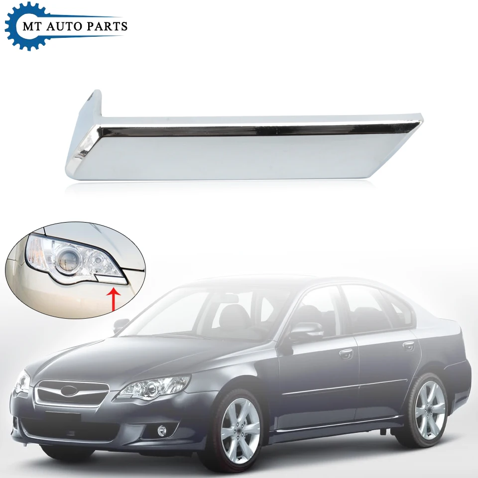 

MTAP For Subaru Legacy Liberty B4 Outback BL BP 2006-2009 Spray Jet Cap Front Headlight Washer Nozzle Cover Trim Lid Chroming