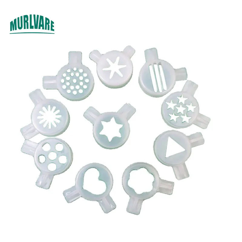 10Pcs Ice Cream Machine Spare Parts Flower Mouth Magic Head Inner Diameter 29mm Ice Cream Cone Machine Shape Cap