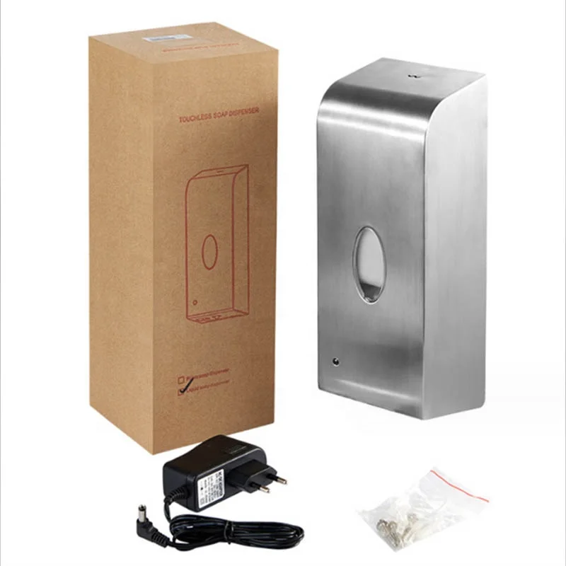 Wholesale Rechargeable Electric Infrared Sensor Auto Stainless Steel Foam Soap Dispenser for Shopping Center
