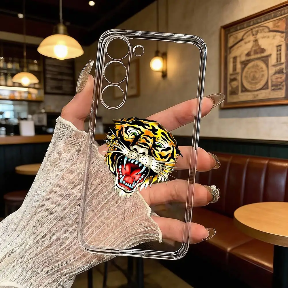 

Brands E-Ed H-Hardy Phone Case For Samsung Galaxy A71,A70,A52,A51,A40,A30 Transparent Cover