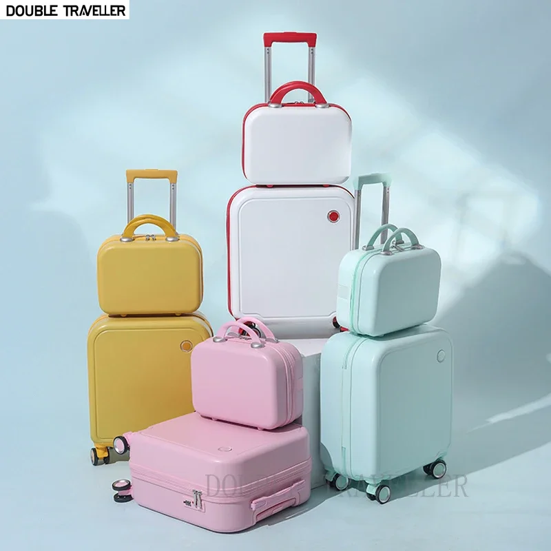 Imagem -02 - Mala de Viagem com Rodas para Meninas e Mulheres Bagagem de Viagem Trolley Bolsa Rolling Case Grupo 18 20 22 24 26