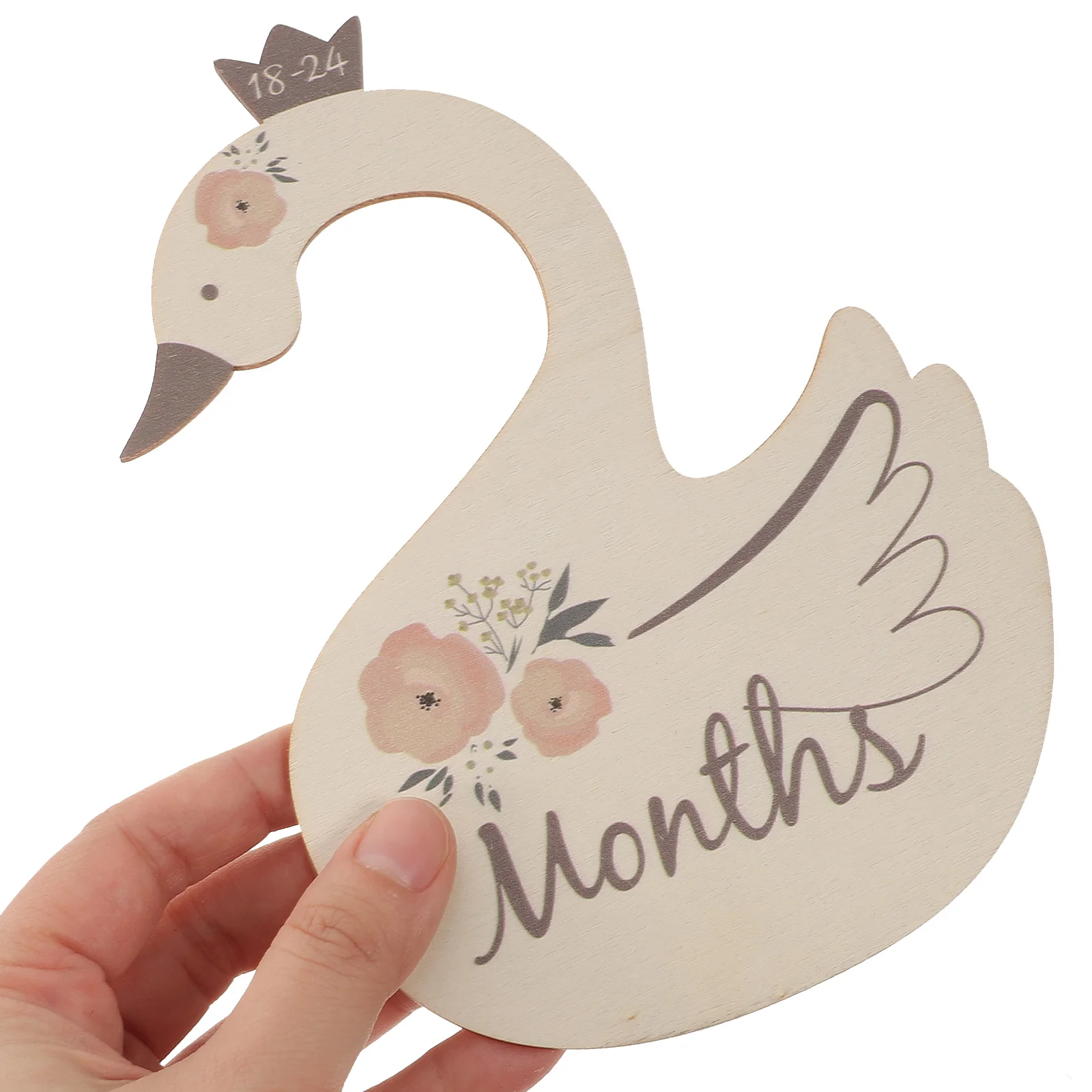 

7pcs Swan Shape Dividers Wooden Closet ganizers for Baby Clothes Size Month Racks Child Wardrobe Gifts Storage Solutions DIY