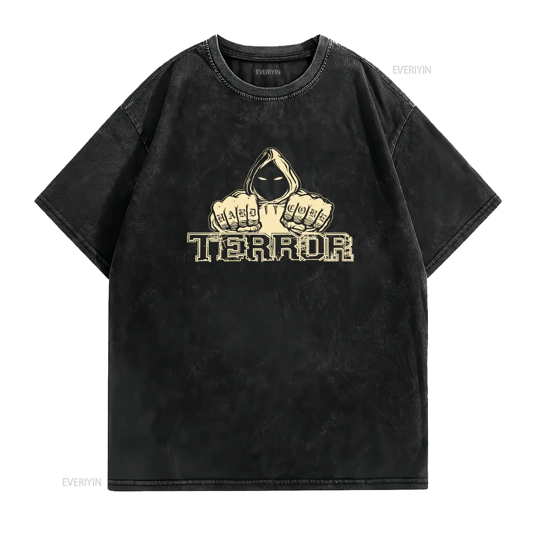 Vintage Band Terror Concert S 235XL T Shirt 10D418 vintage Washed streetwear Slightly fashion Top For Everyday Wear Stylish